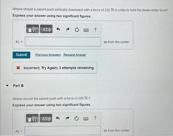Solved A schoolyard teetertotter with a total length of 6.5