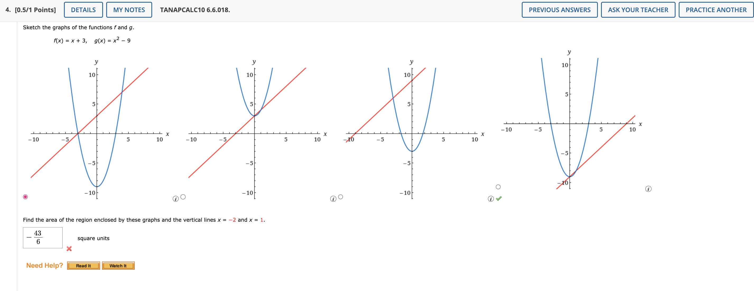 Solved Sketch the graphs of the functions f ﻿and | Chegg.com
