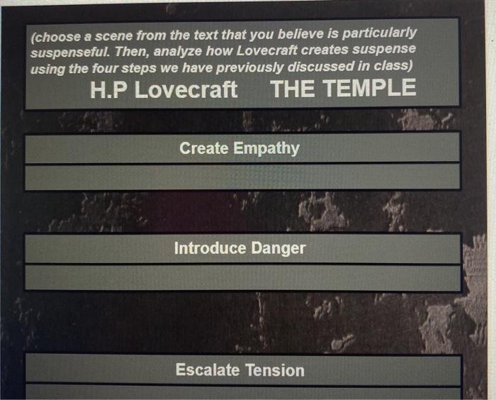 What Is Hp Interest In Suspense