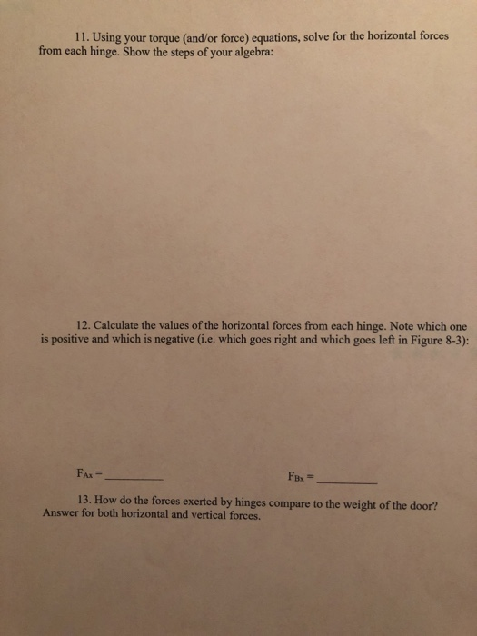 Solved physics lab, need help. first picture is the part I | Chegg.com