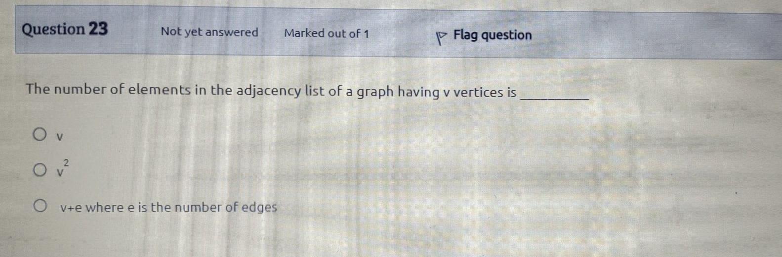 Solved Question 20 Not yet answered Marked out of 2 p Flag | Chegg.com