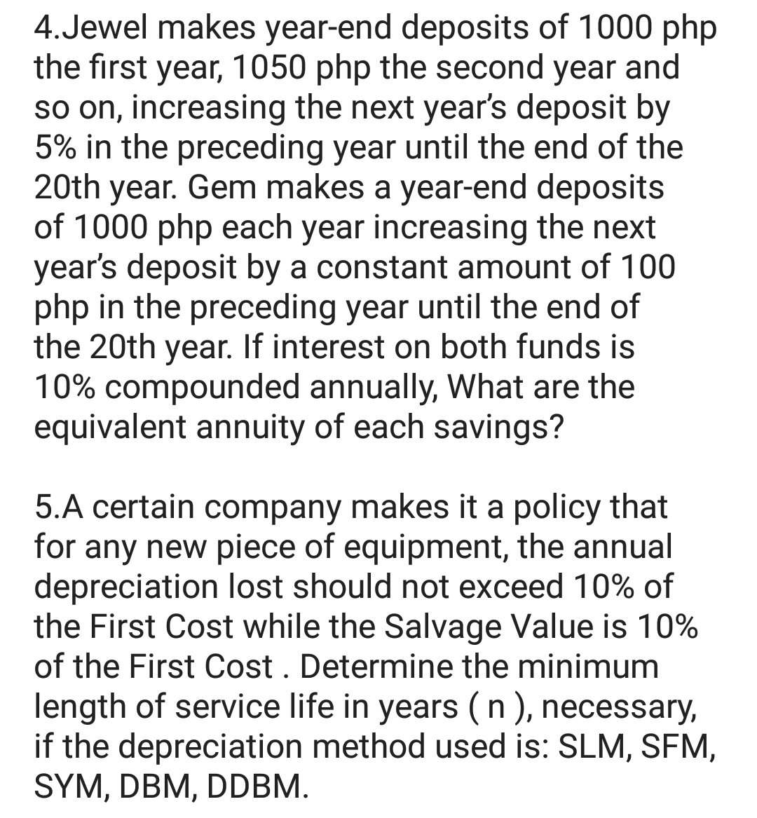 Solved 1. A fund is to be donated by a wealthy man to | Chegg.com