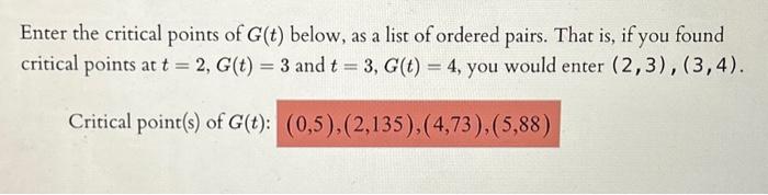 Solved Consider the graph of g(t) shown below. (Click on a | Chegg.com