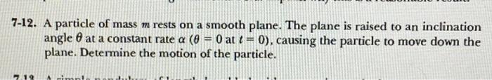 Solved 7. A Double Pendulum Consists Of Two Simple Pendula, | Chegg.com