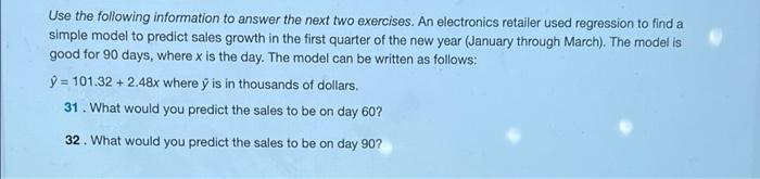 Solved Use the following information to answer the next two | Chegg.com