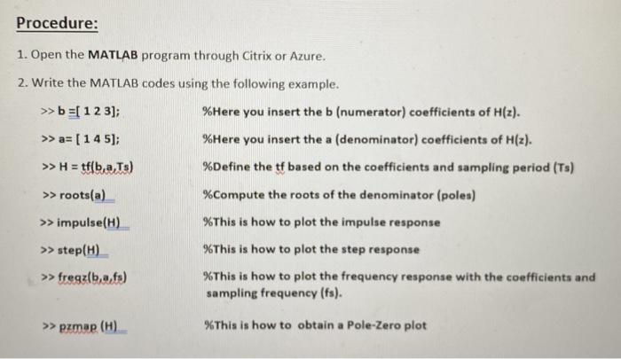 Solved please show matlab code and resultsthank you and i | Chegg.com