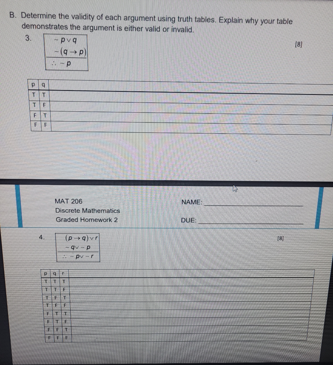 Solved B ï Determine The Validity Of Each Argument Using Chegg Solved B ï Determine The Validity Of Each Argument Using Chegg