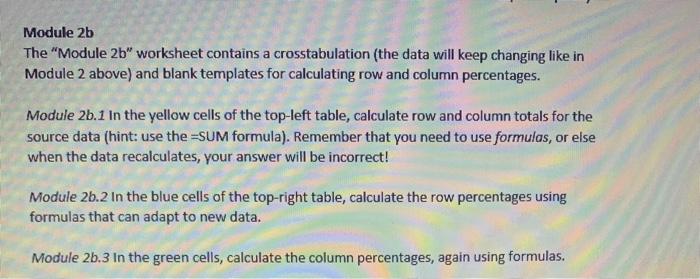Solved Module 2b The 