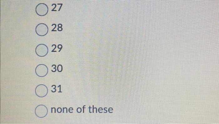Solved A. 10 B. 11C. 12 D. 13 E. 14 F. 15 G. 16 H. 17I. 18J. | Chegg.com