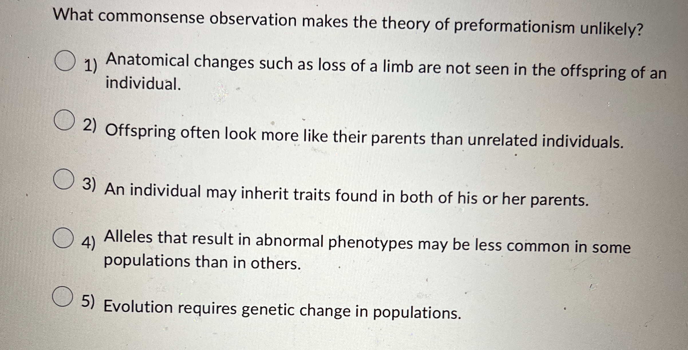 Solved What commonsense observation makes the theory of | Chegg.com