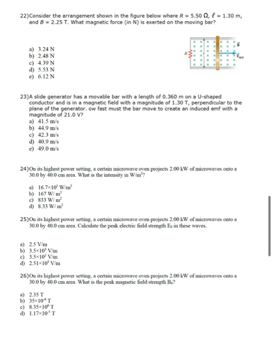 Solved 22 Consider The Arrangement Shown In The Figure Be Chegg Com