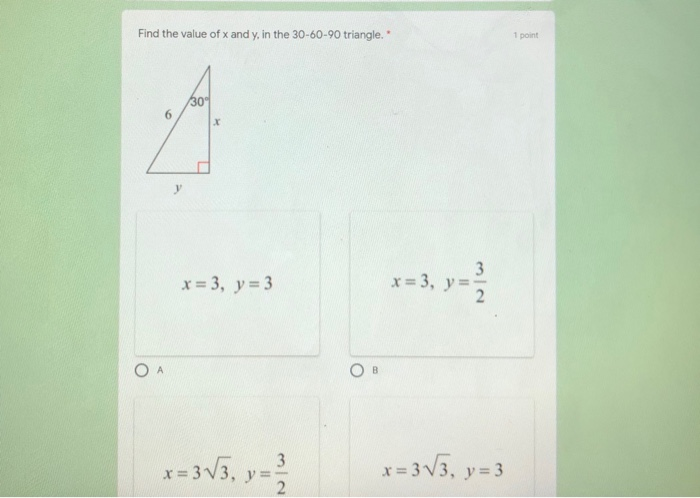 Solved 1 point Classify a triangle with side lengths of 10, | Chegg.com