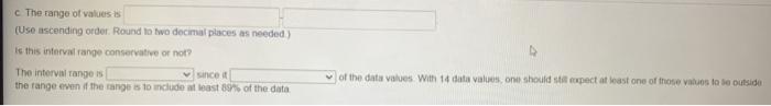 Solved Consider the set of sample data below. a. Compute the | Chegg.com