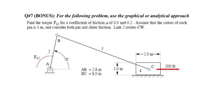 Solved Q\#7 (BONUS): For the following problem, use the | Chegg.com