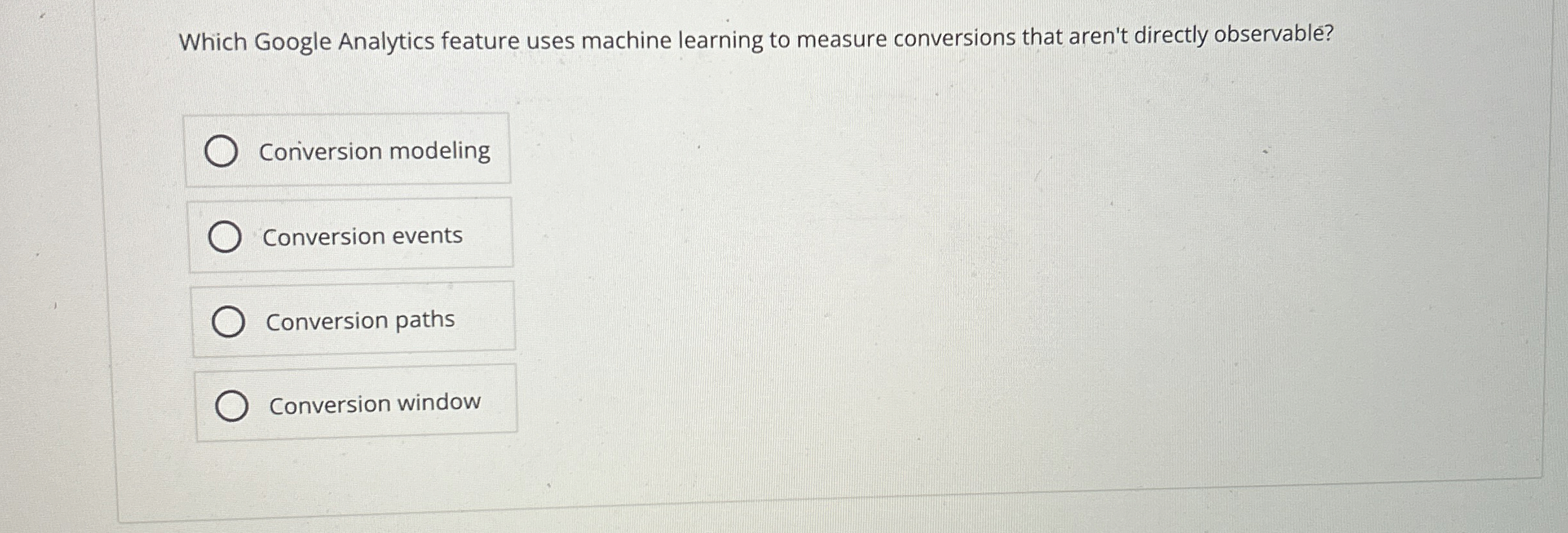 Solved Which Google Analytics feature uses machine learning | Chegg.com