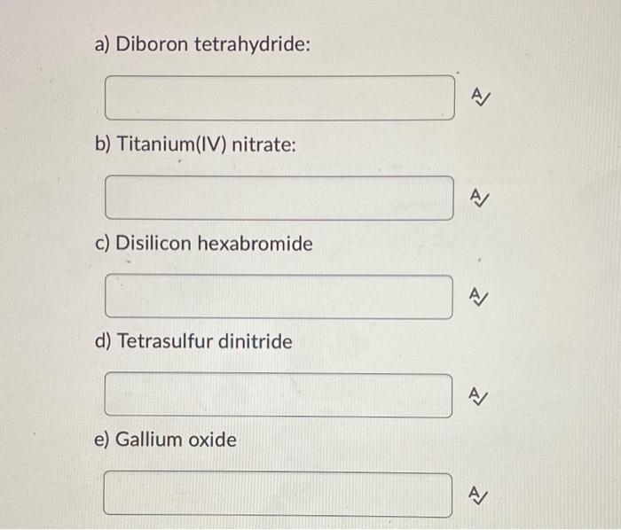 Solved 1. Name the following compounds and explain the use | Chegg.com