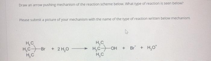 Solved Draw an arrow pushing mechanism of the reaction | Chegg.com