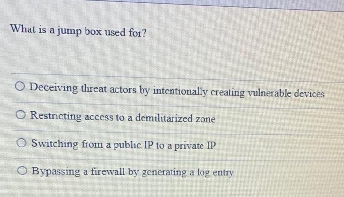 Solved Which of the following is a deception instrument? O | Chegg.com