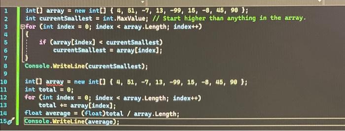Solved Modify the code to use foreach loops instead of for | Chegg.com