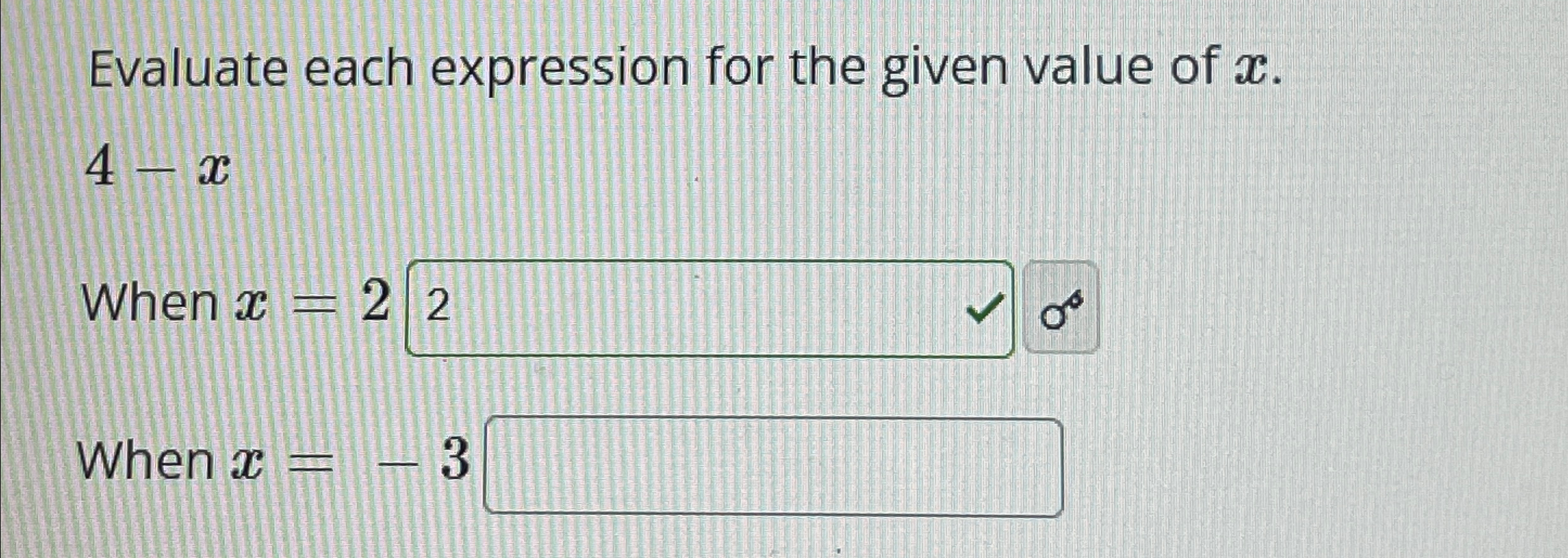 Solved Evaluate each expression for the given value of | Chegg.com