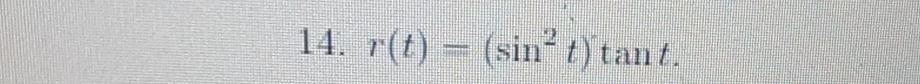 Solved 1. frtan 8. f(t) = {cos + + 3 sinº I - tant. 14. | Chegg.com