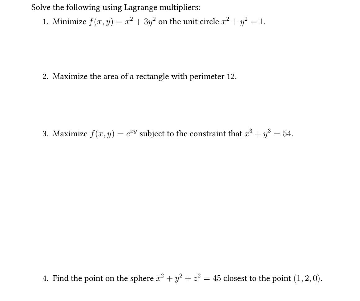 Solved I did the first part , but need help with the other 3 | Chegg.com