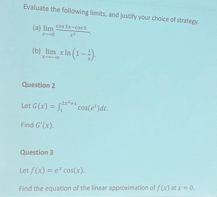 Solved please answer all 3 if possible as i have an exam | Chegg.com