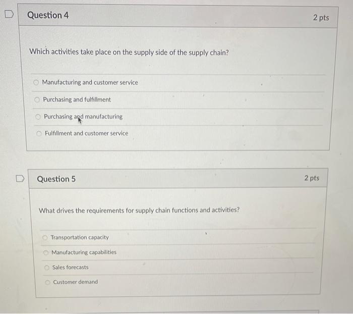 Solved D Question 4 2 pts Which activities take place on the | Chegg.com