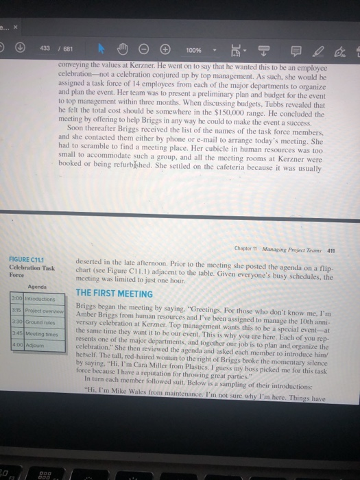 Critique briggs management of the first meeting what if anything, should she have done differently image