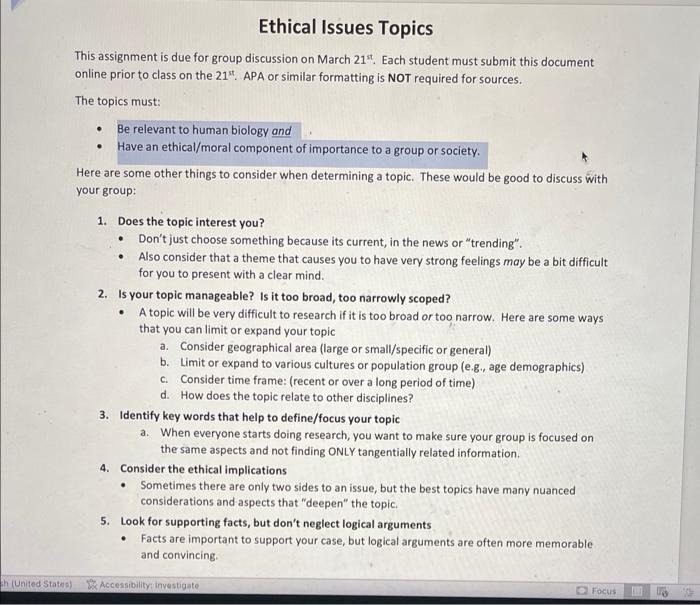 Solved 3 ethical issues topics: each topic needs a summary, | Chegg.com