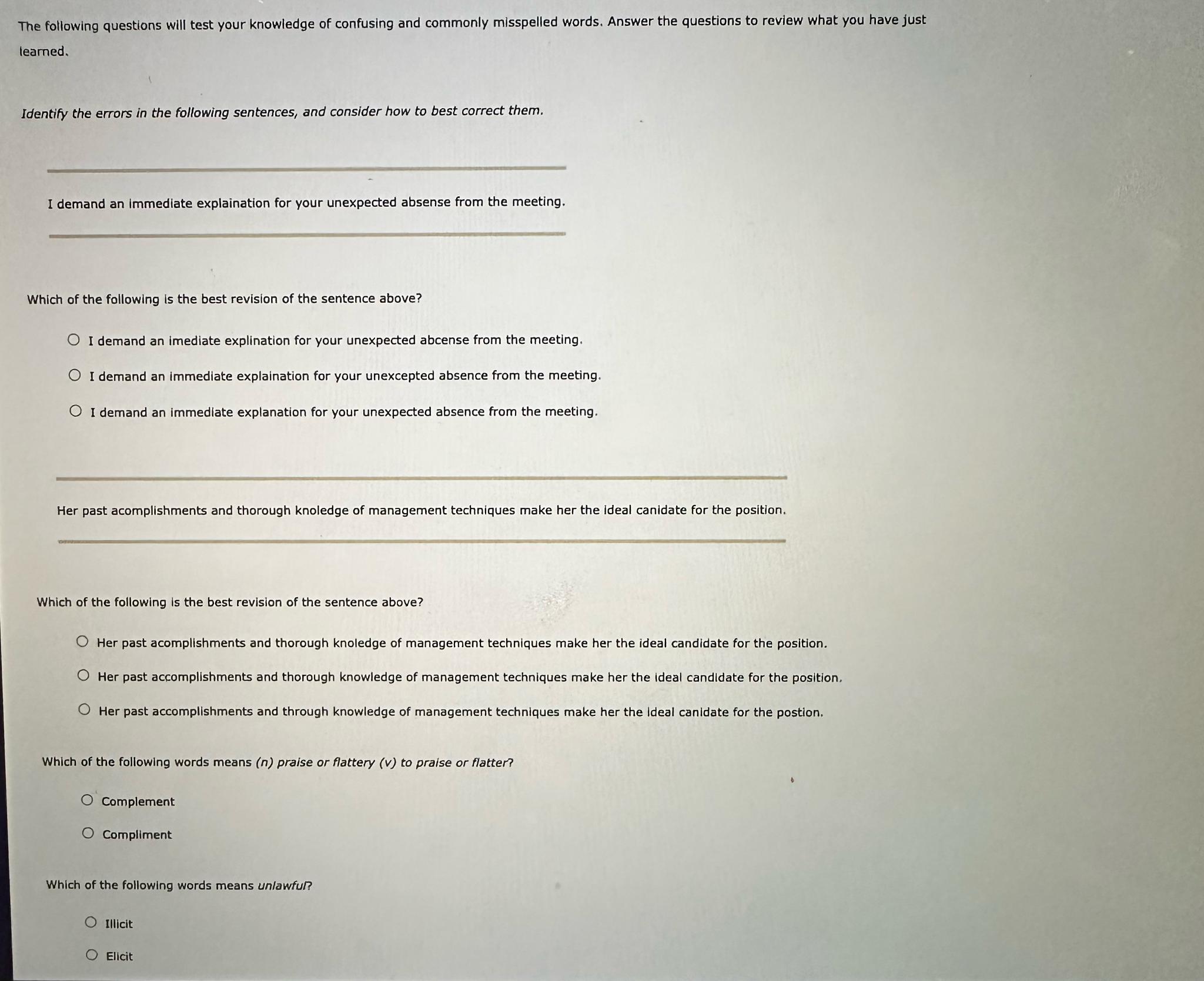 Solved The following questions will test your knowledge of | Chegg.com