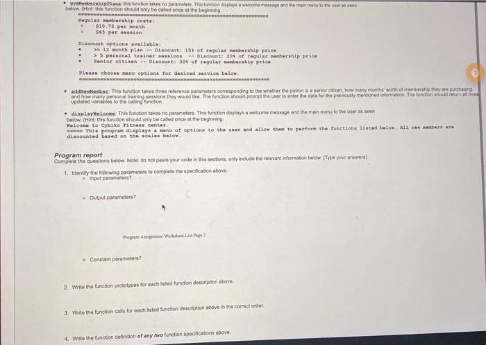 Solved Programming Assignment2Problem | Chegg.com