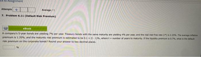 Solved A Company's 5 -year Bonds Are Ylelding 7% Per Year. | Chegg.com