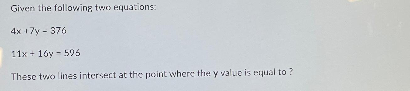Solved Given the following two | Chegg.com