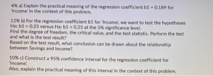 Solved An economist wants to study factors that might affect | Chegg.com