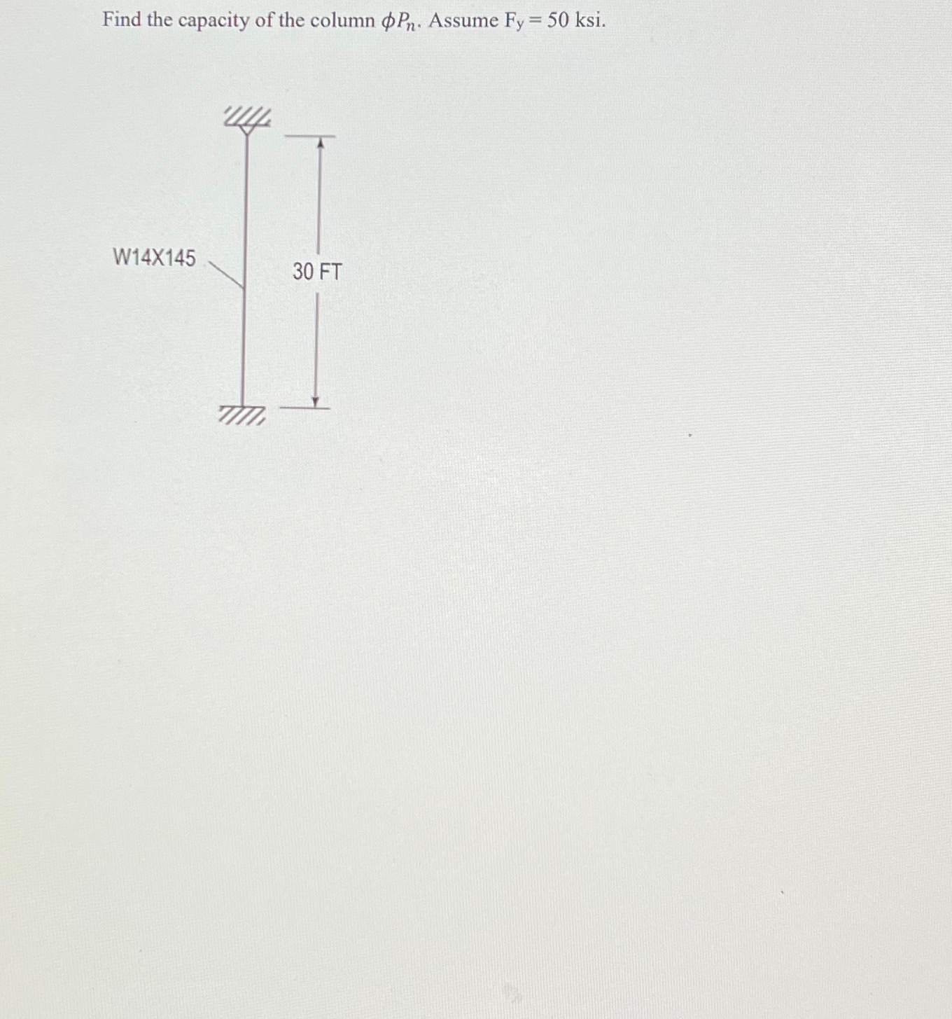 Solved Find the capacity of the column φPn. ﻿Assume | Chegg.com