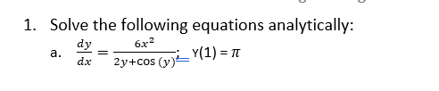 Solve using PythonSolve the following equations | Chegg.com