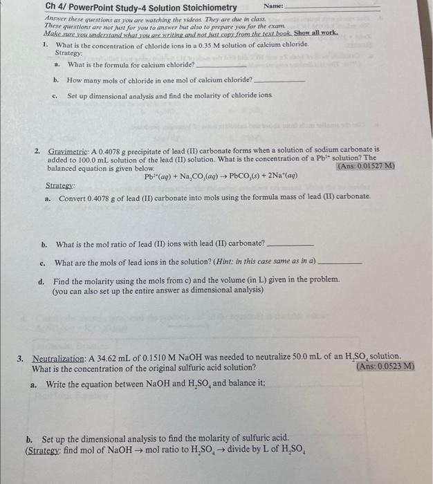 Solved hi i need help with my hw can you please follow the | Chegg.com