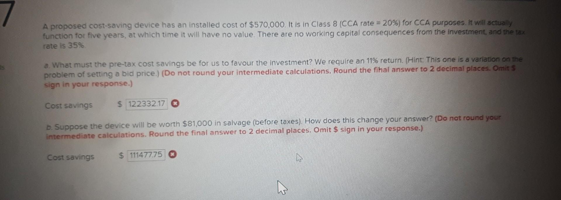 Solved A Proposed Cost saving Device Has An Installed Cost Chegg Solved a proposed cost saving device has an installed cost chegg