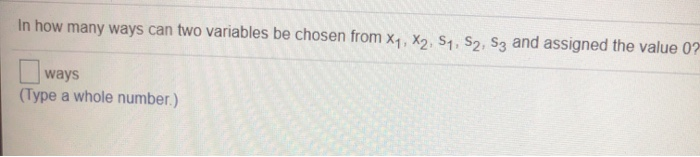 Solved In how many ways can two variables be chosen from X1, | Chegg.com