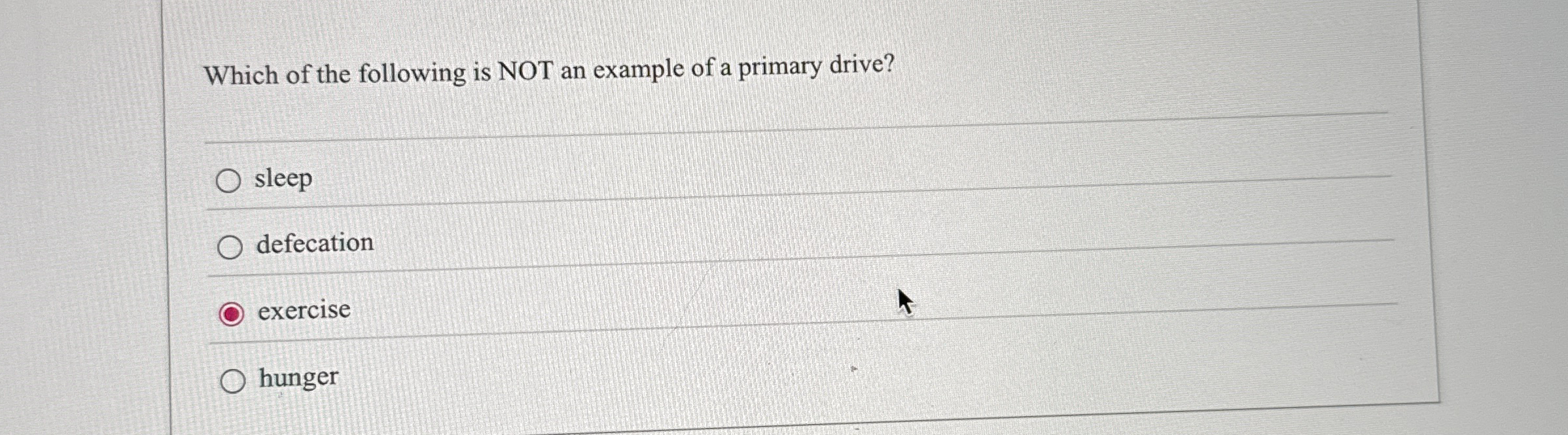 Solved Which of the following is NOT an example of a primary | Chegg.com