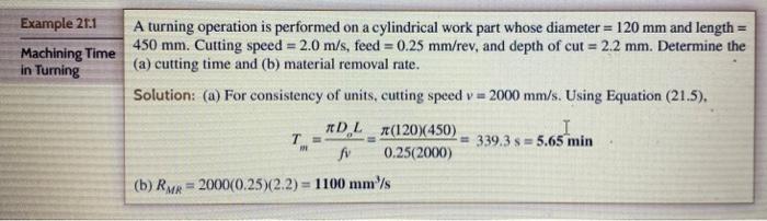 solved-example-21-1-machining-time-in-turning-a-turning-chegg