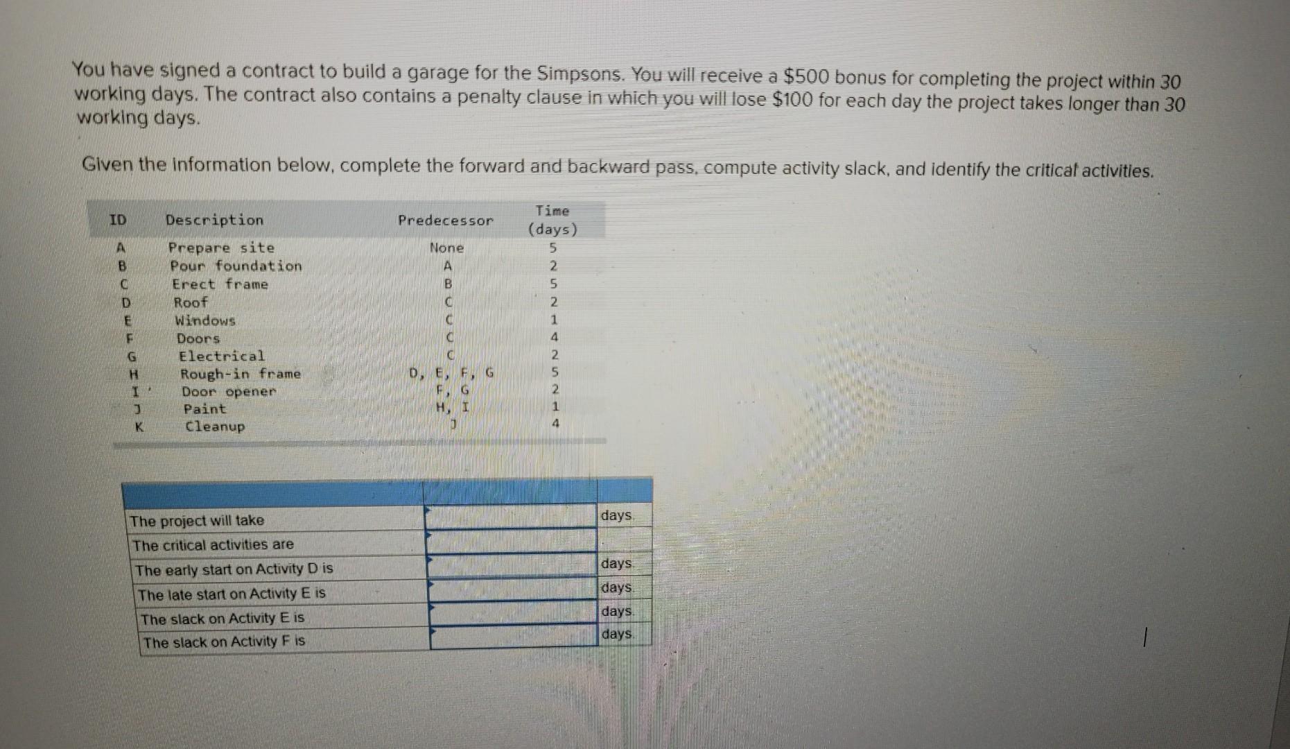 solved-you-have-signed-a-contract-to-build-a-garage-for-the-chegg