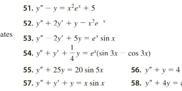 Solved In Problems 35-64 solve the given differential | Chegg.com