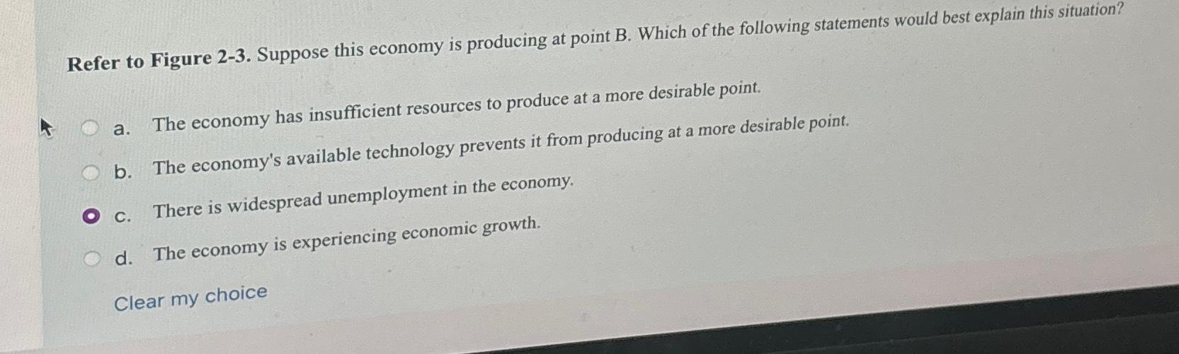 Solved Refer To Figure 2-3. ﻿Suppose This Economy Is | Chegg.com