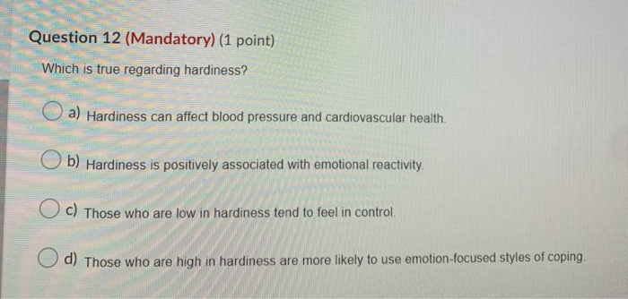 Solved Question 7 (Mandatory) (1 point) What can parents do | Chegg.com