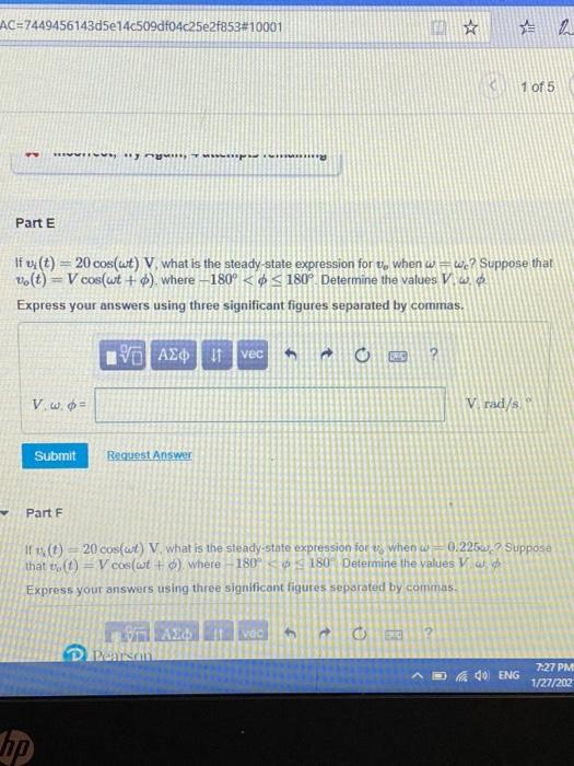 Solved Consider the filter shown in (Figure 1). Figure 1 of | Chegg.com