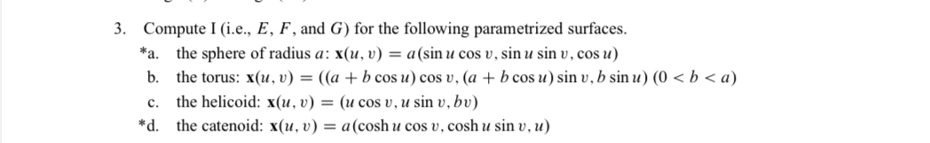 Solved Only solve 3a and 3d Thank you tumbs up if correct | Chegg.com