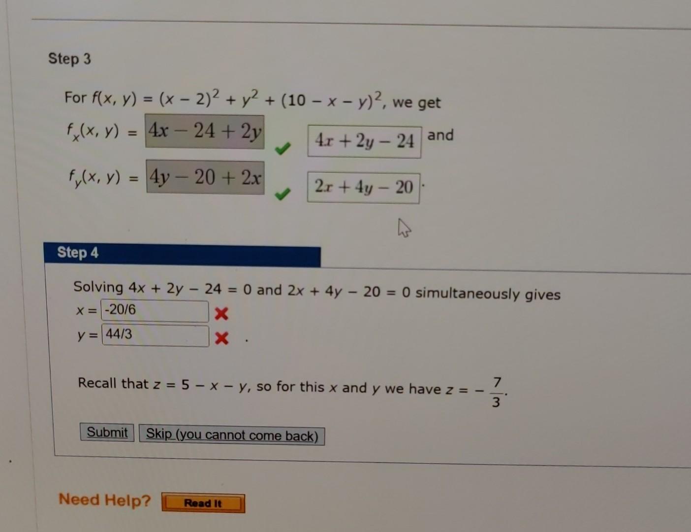 Solved Step 3 For F x Y x 2 2 Y 10 X Y We Chegg solved-step-3-for-f-x-y-x-2-2-y-10-x-y-we-chegg