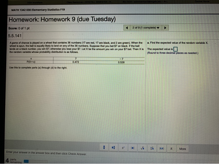Elementary statistics written homework answers 08 picture